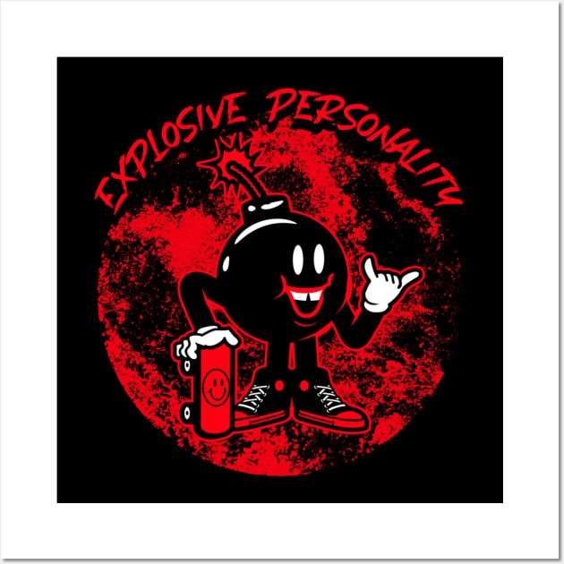 Explosive Personality Graphic Wall Art by CTJFDesigns